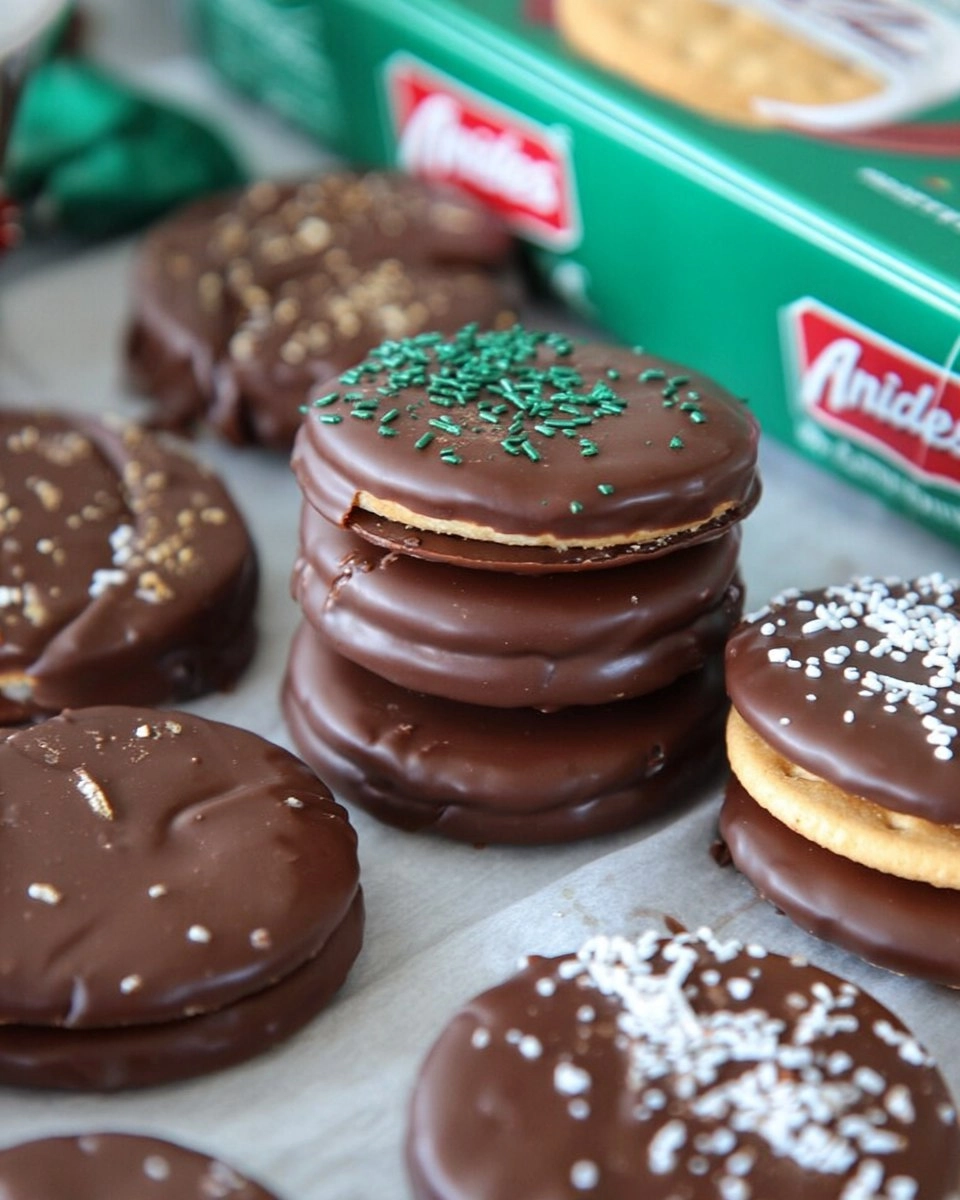 Andes Mint Ritz Cookies
