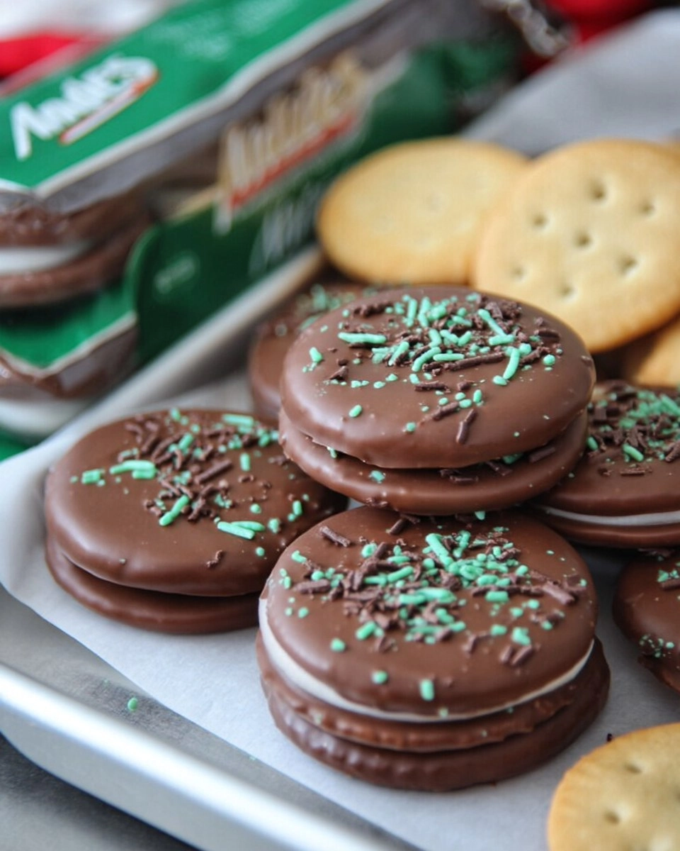 Andes Mint Ritz Cookies