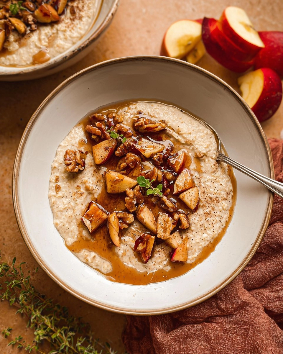 Apple Cinnamon Oatmeal Porridge