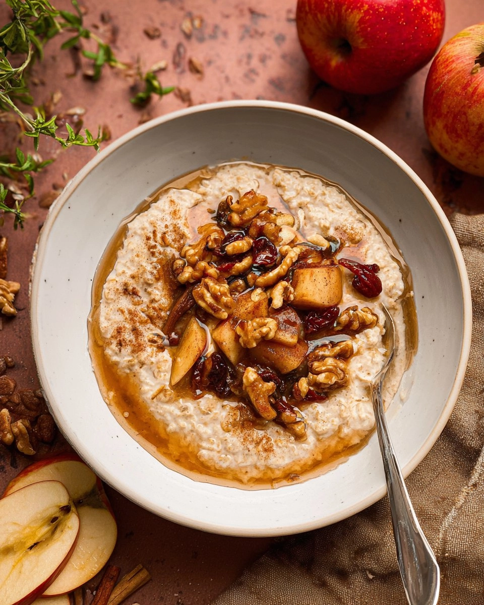 Apple Cinnamon Oatmeal Porridge