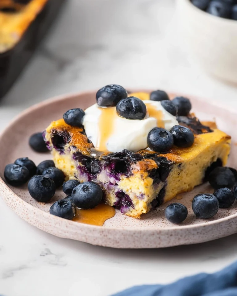 Blueberry-Cottage-Cheese-Breakfast-Bake-Recipe