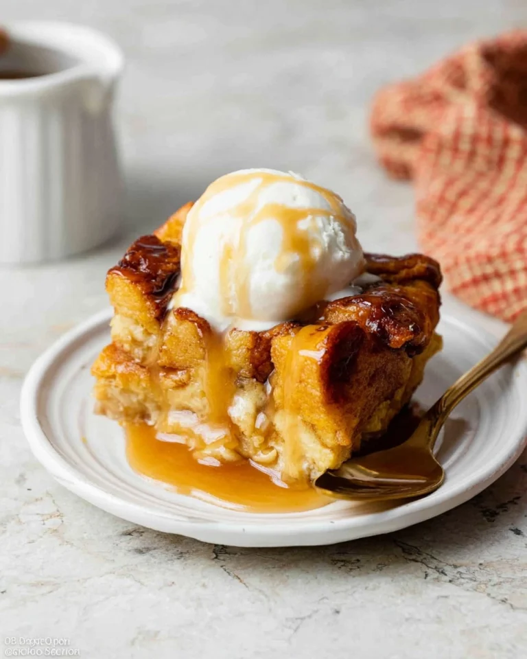 Bread-Pudding-with-Butter-Rum-Sauce-Recipe