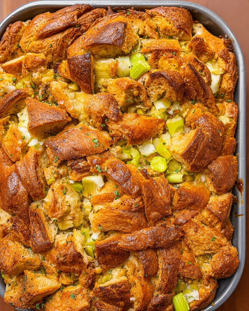 Buttery Herb Croissant Stuffing