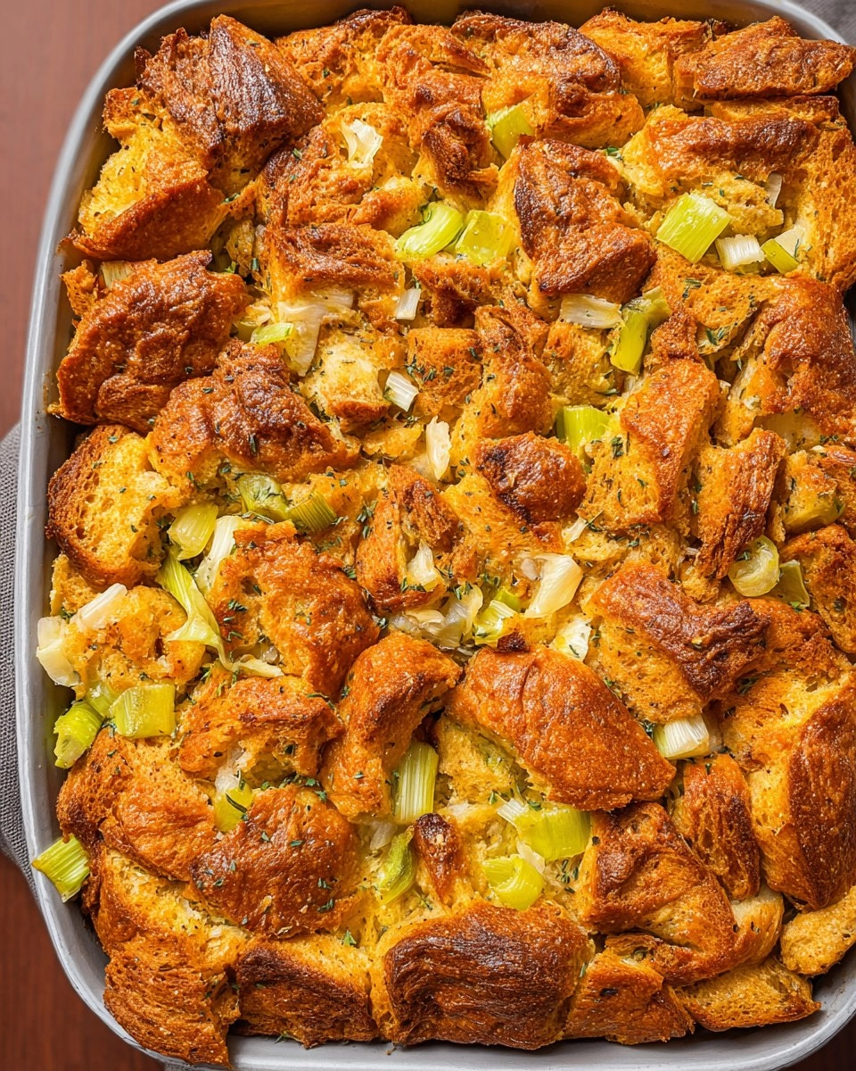 Buttery Herb Croissant Stuffing