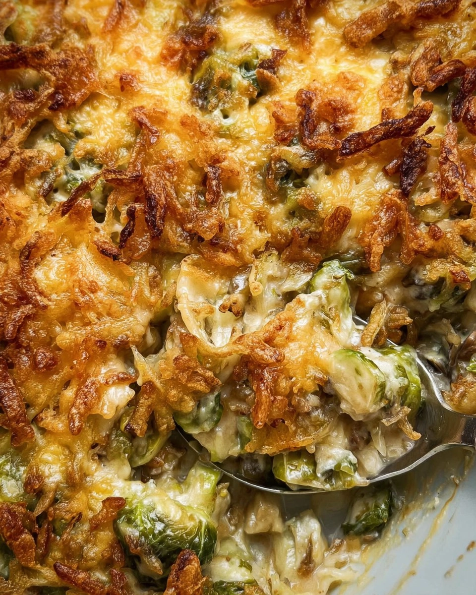 Cheesy Brussels Sprout Casserole 115 Cheesy Brussels Sprout Casserole