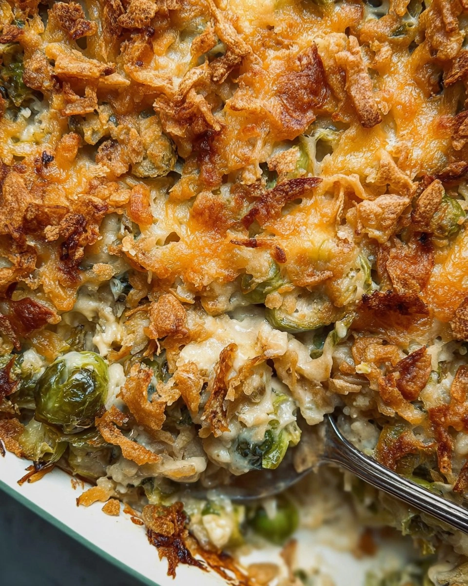 Cheesy Brussels Sprout Casserole 116 Cheesy Brussels Sprout Casserole