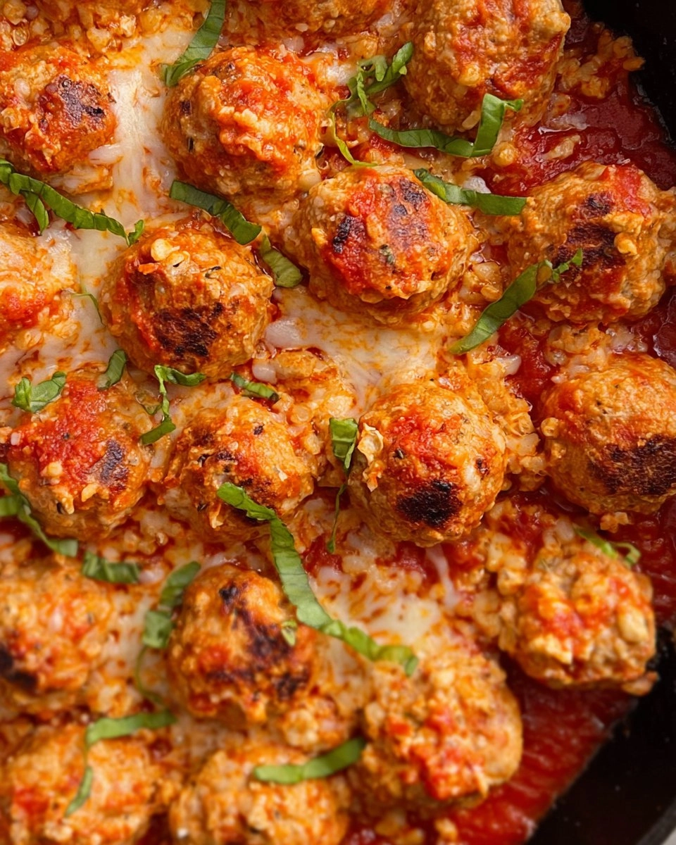 Chicken Parmesan Meatballs