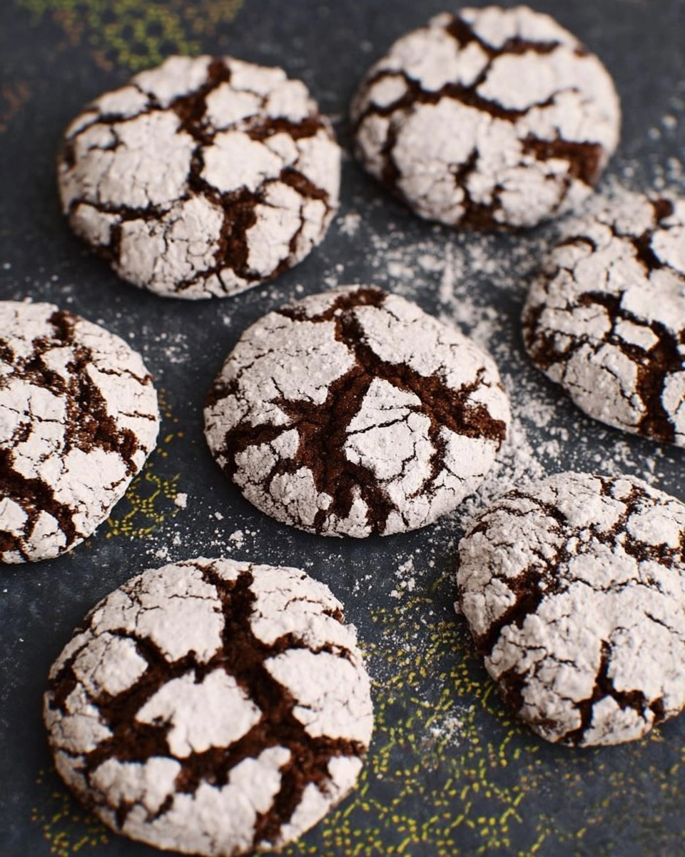 Chocolate Crinkle Cookies 100 Chocolate Crinkle Cookies