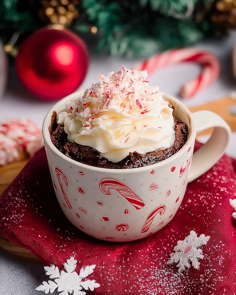Christmas Mug Cake