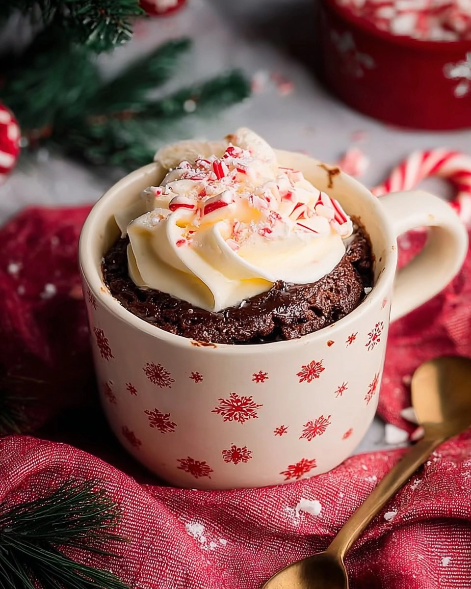 Christmas Mug Cake