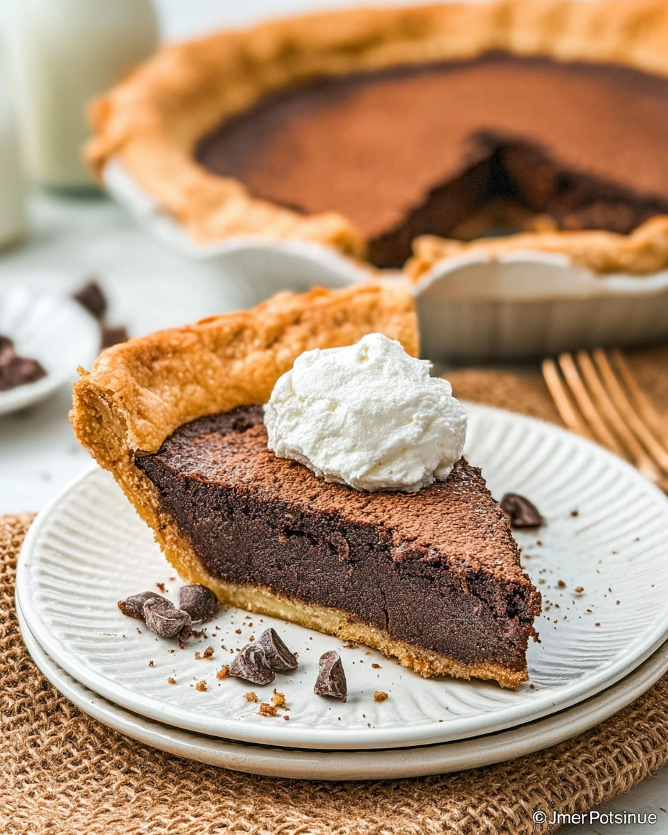 Classic Chocolate Chess Pie