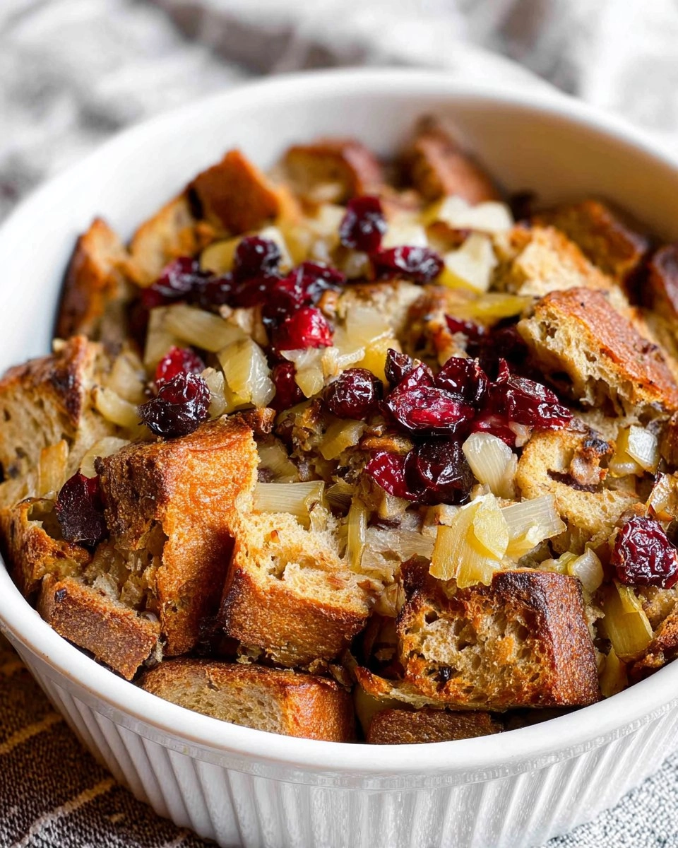 Cranberry Apple Walnut Stuffing