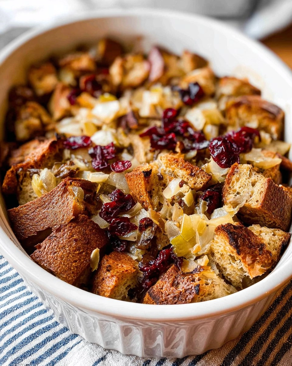 Cranberry Apple Walnut Stuffing