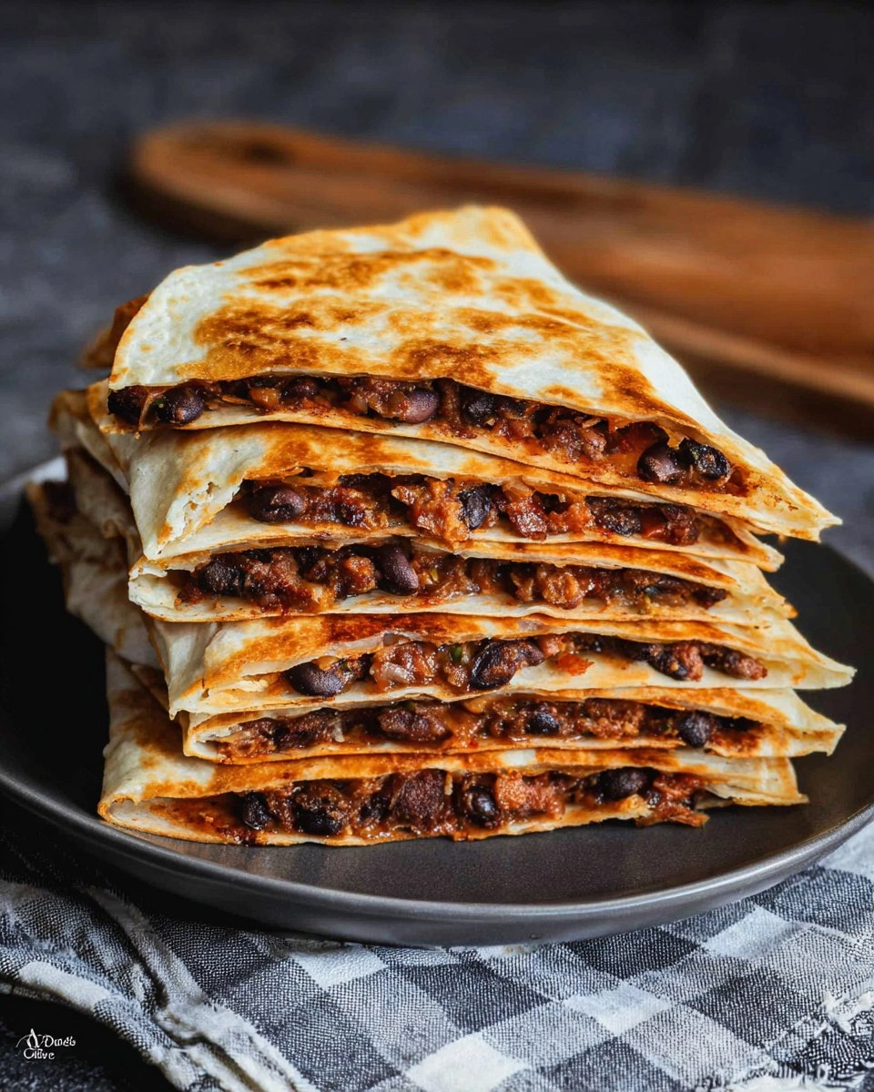 Crispy Black Bean Quesadillas 71 Crispy Black Bean Quesadillas