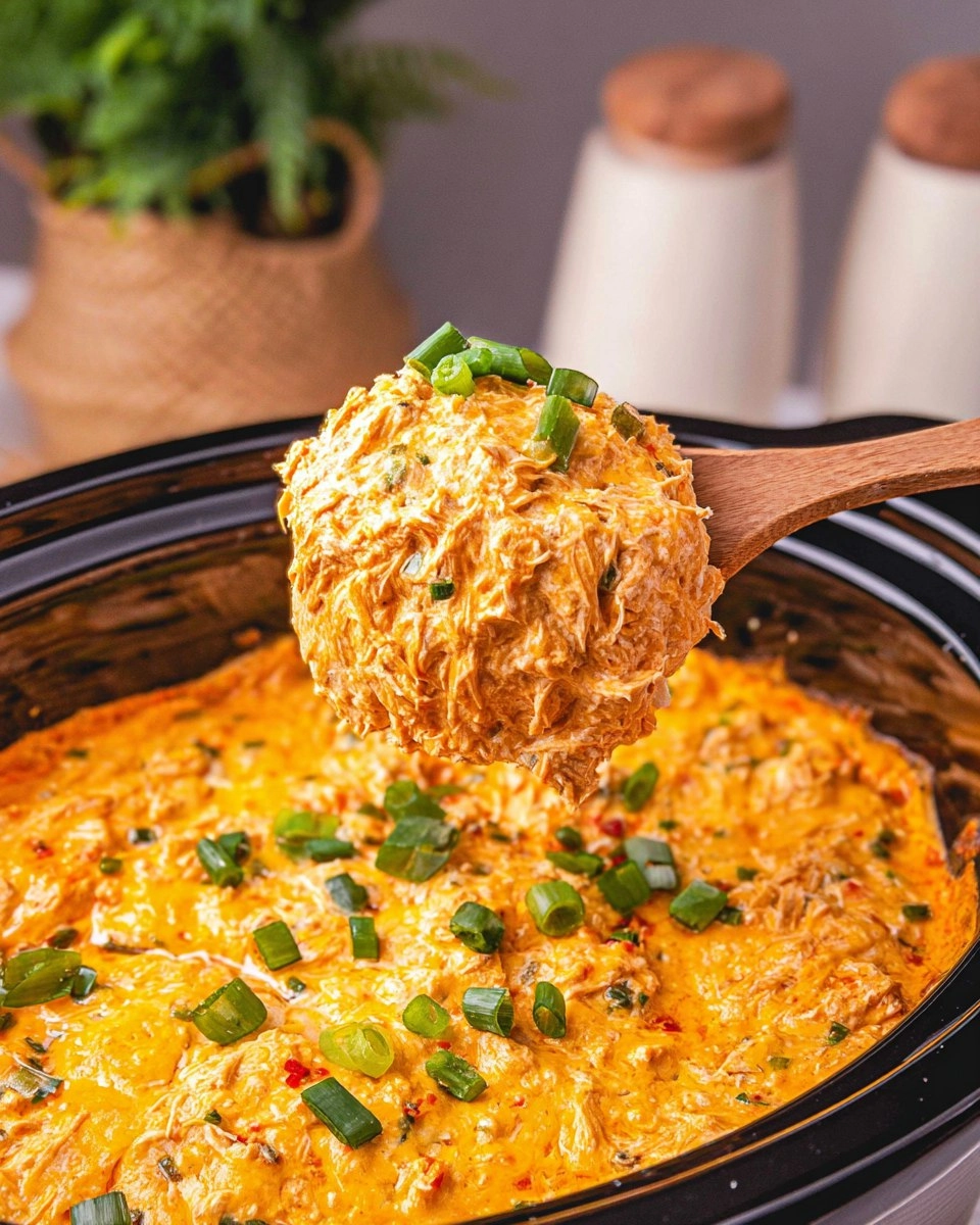 Crockpot Buffalo Chicken Dip