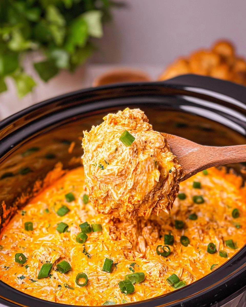 Crockpot Buffalo Chicken Dip