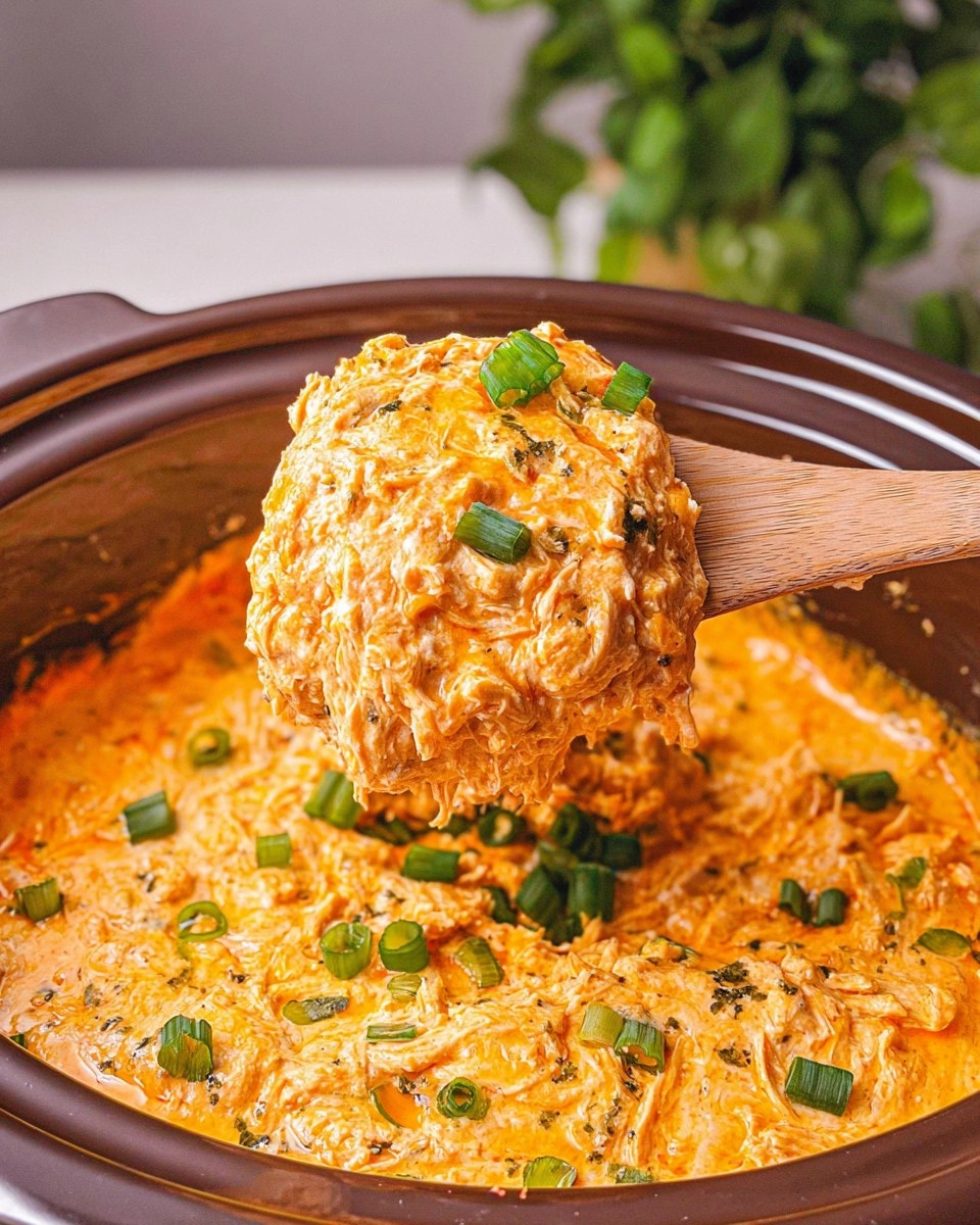 Crockpot Buffalo Chicken Dip