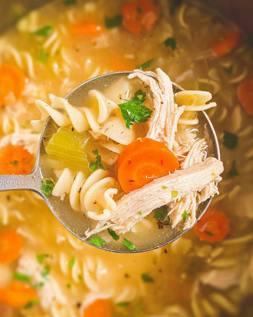 Crockpot Chicken Noodle Soup