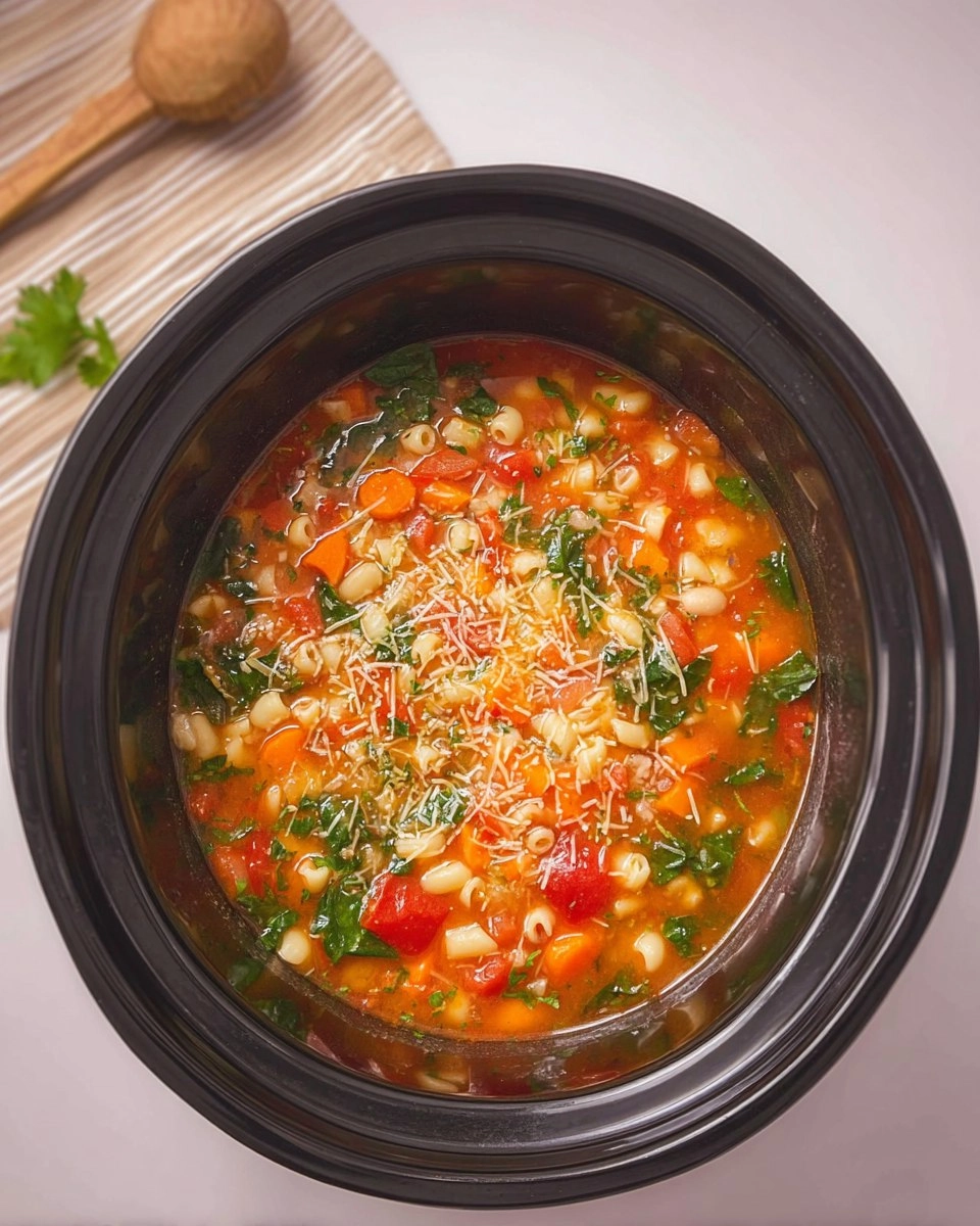 Crockpot Minestrone Soup 136 Crockpot Minestrone Soup