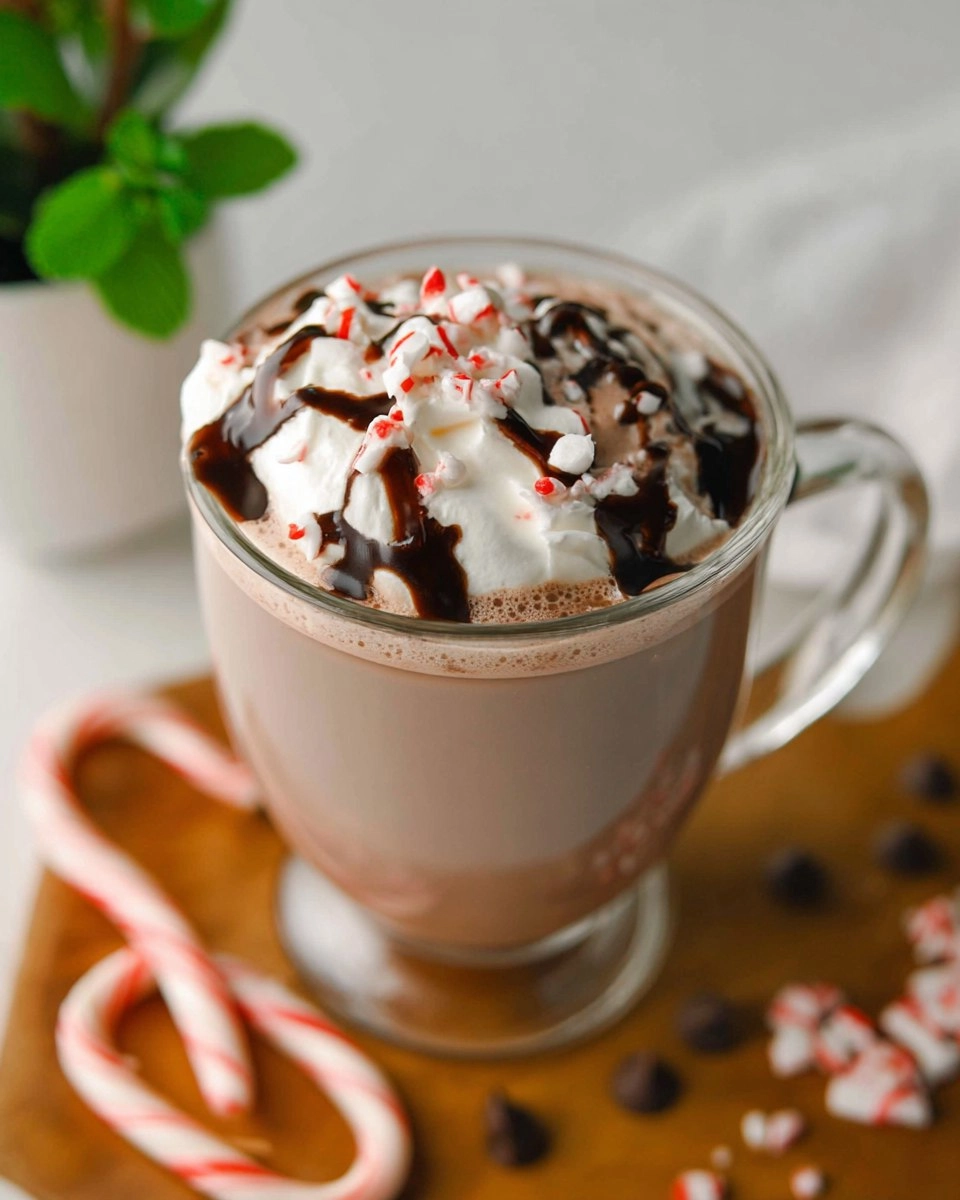 Crockpot Peppermint Hot Chocolate