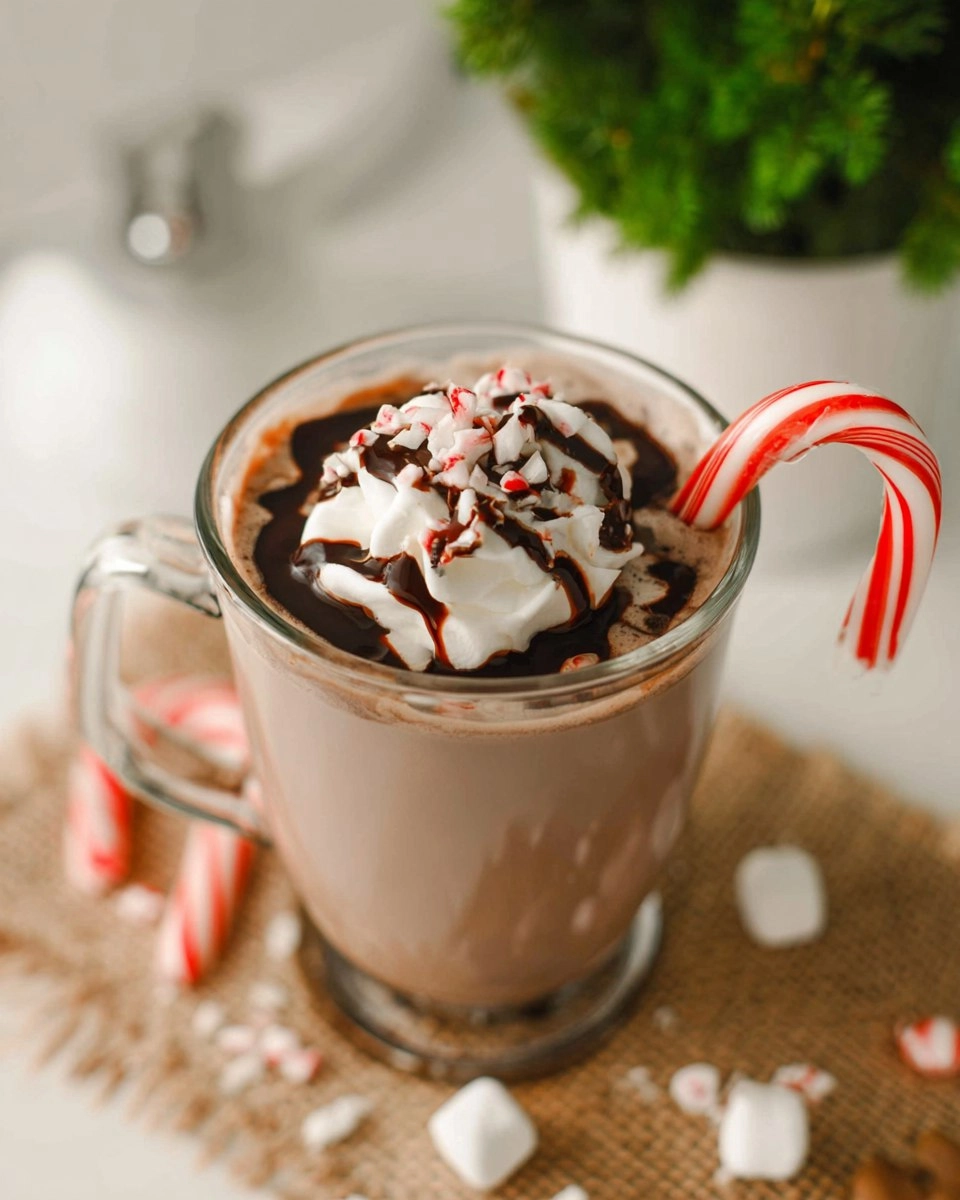 Crockpot Peppermint Hot Chocolate