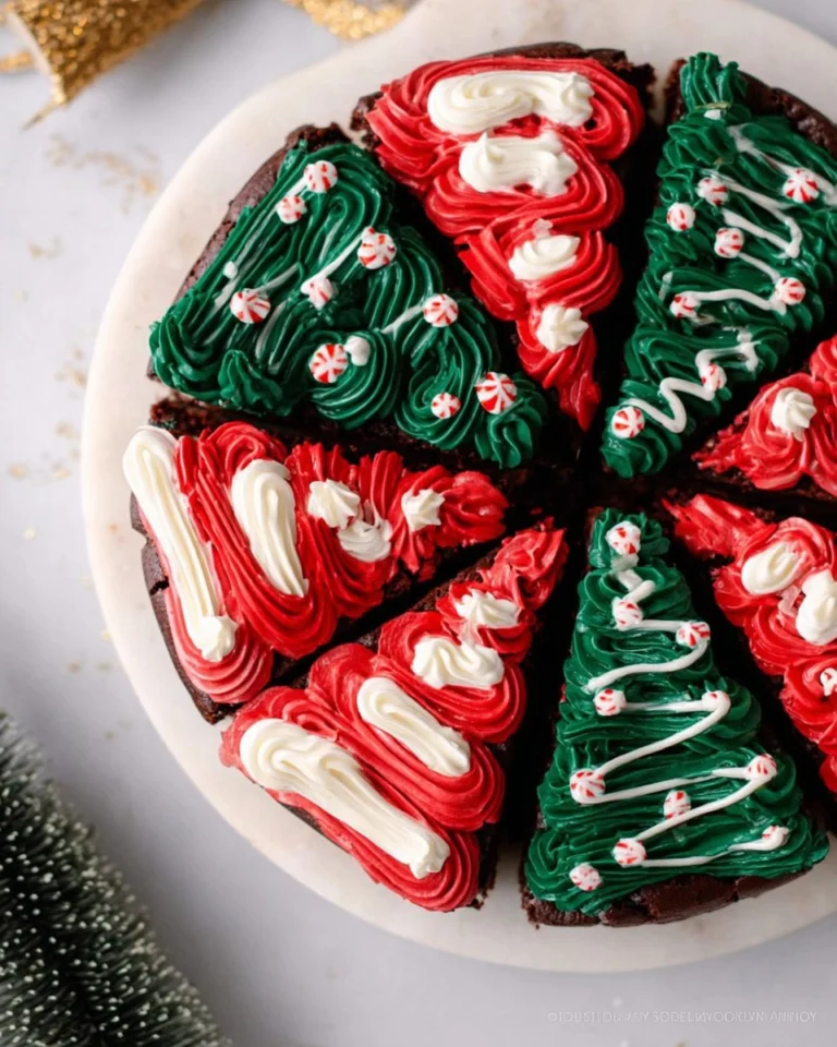 Frosted-Christmas-Brownies-Recipe