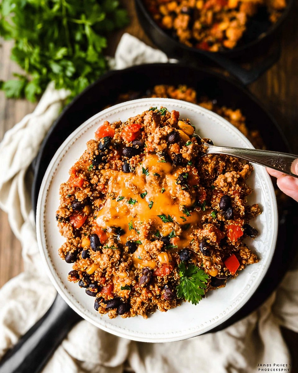 Ground Turkey Quinoa Skillet