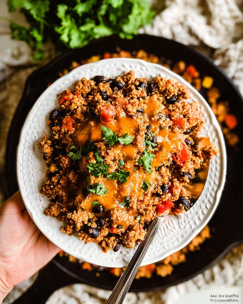 Ground Turkey Quinoa Skillet