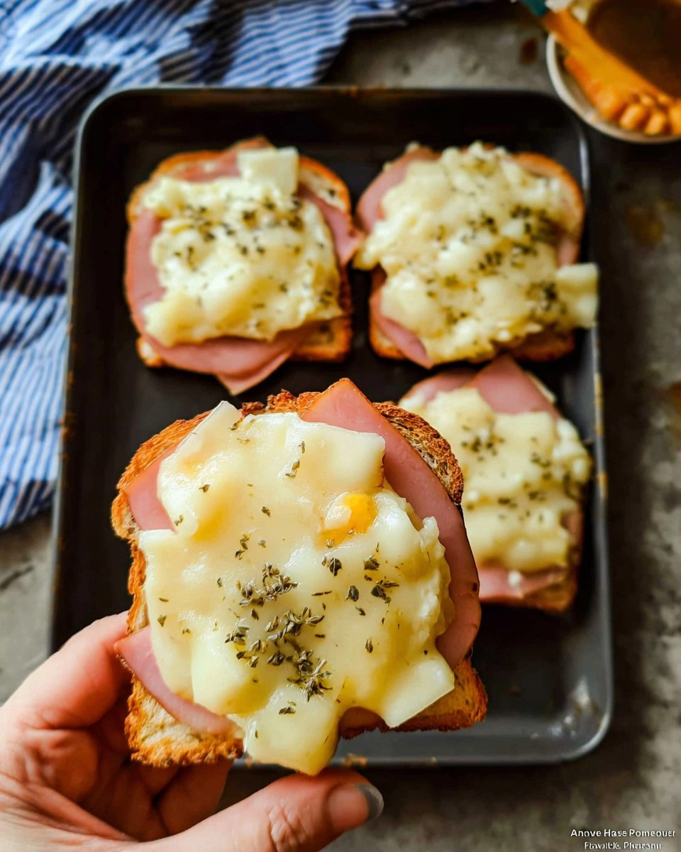 Ham, Egg and Cheese Toast