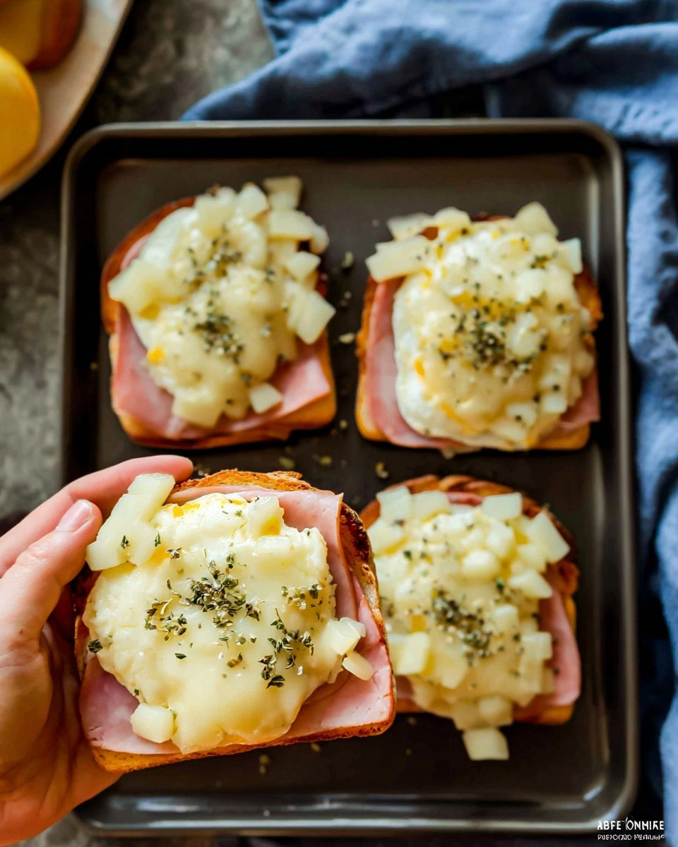 Ham, Egg and Cheese Toast
