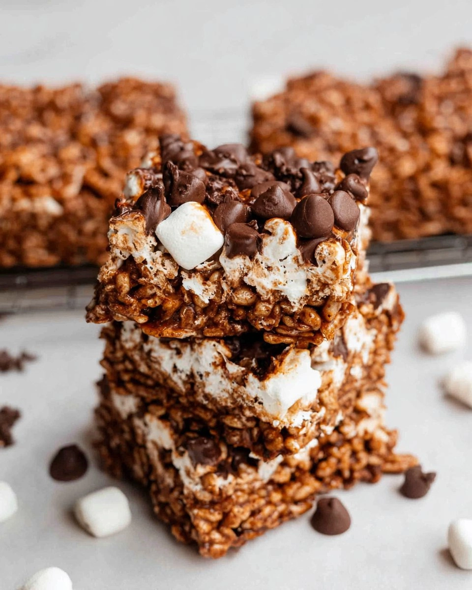 Hot Chocolate Rice Krispie Treats