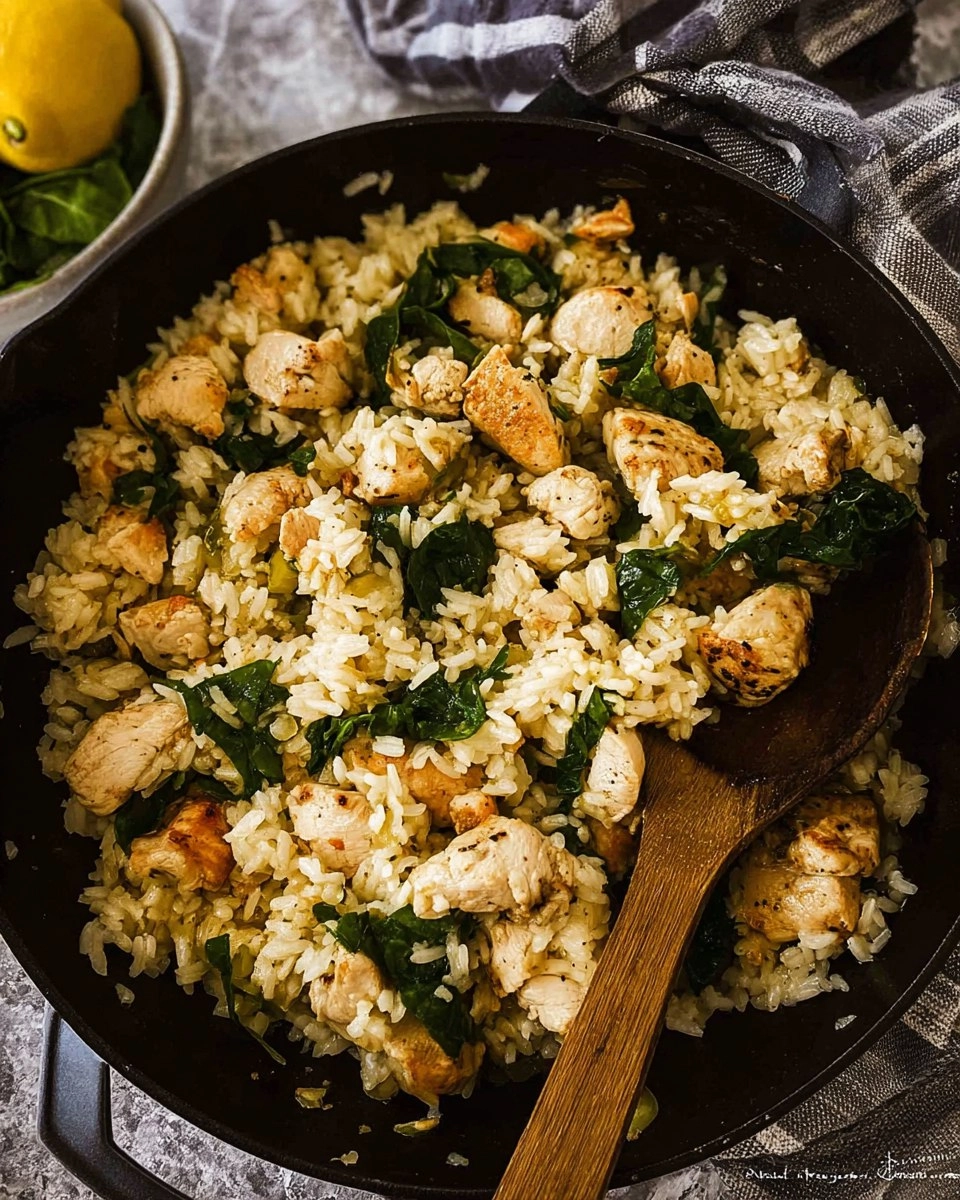 Lemon Chicken Rice Skillet