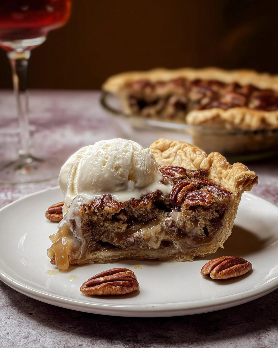 Maple Bourbon Pecan Pie