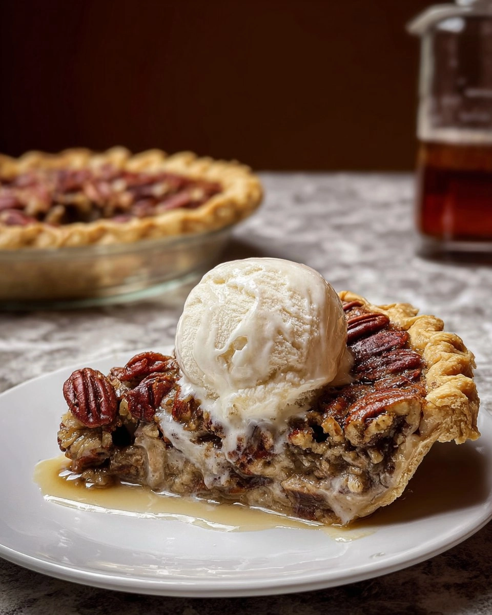 Maple Bourbon Pecan Pie