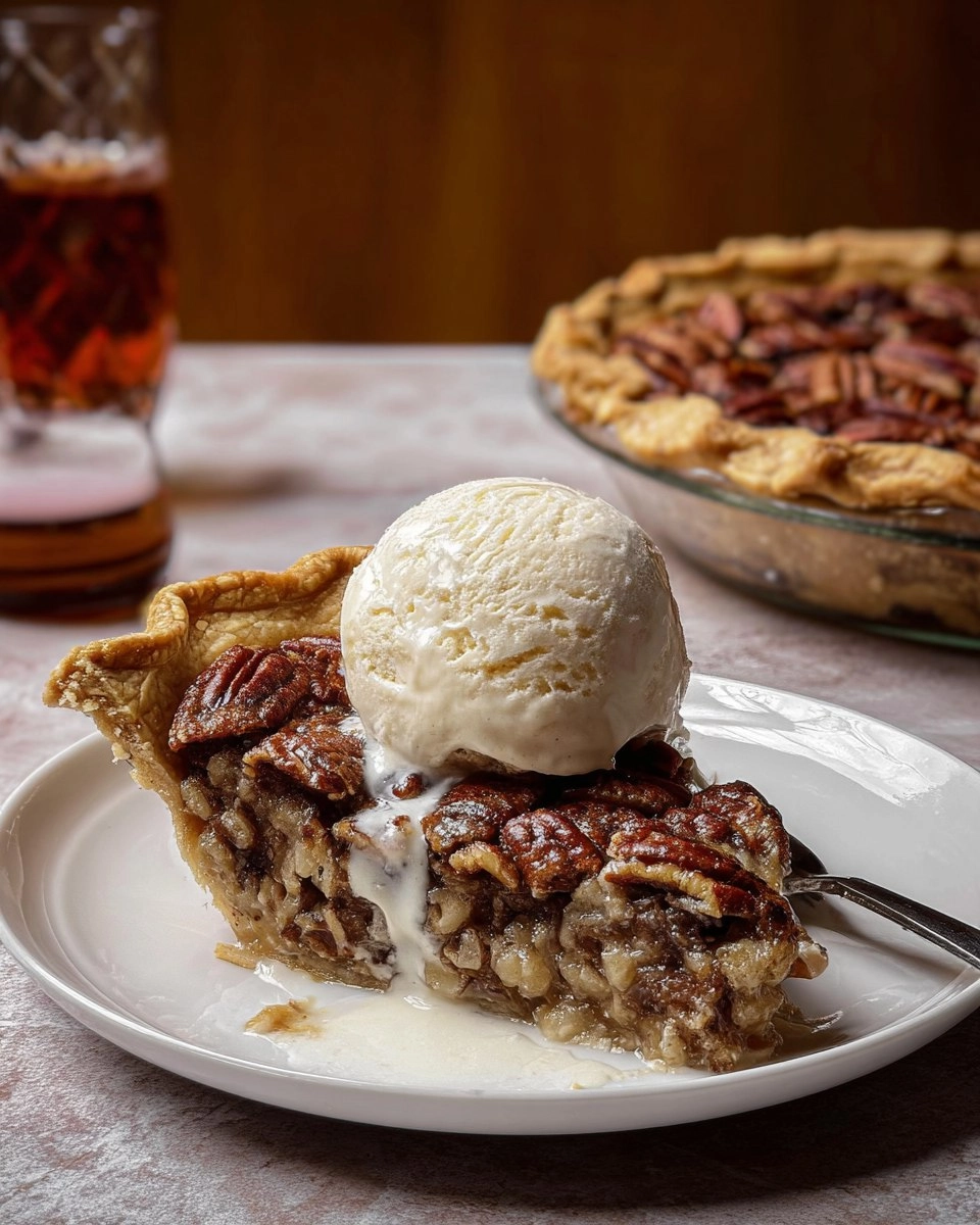 Maple Bourbon Pecan Pie