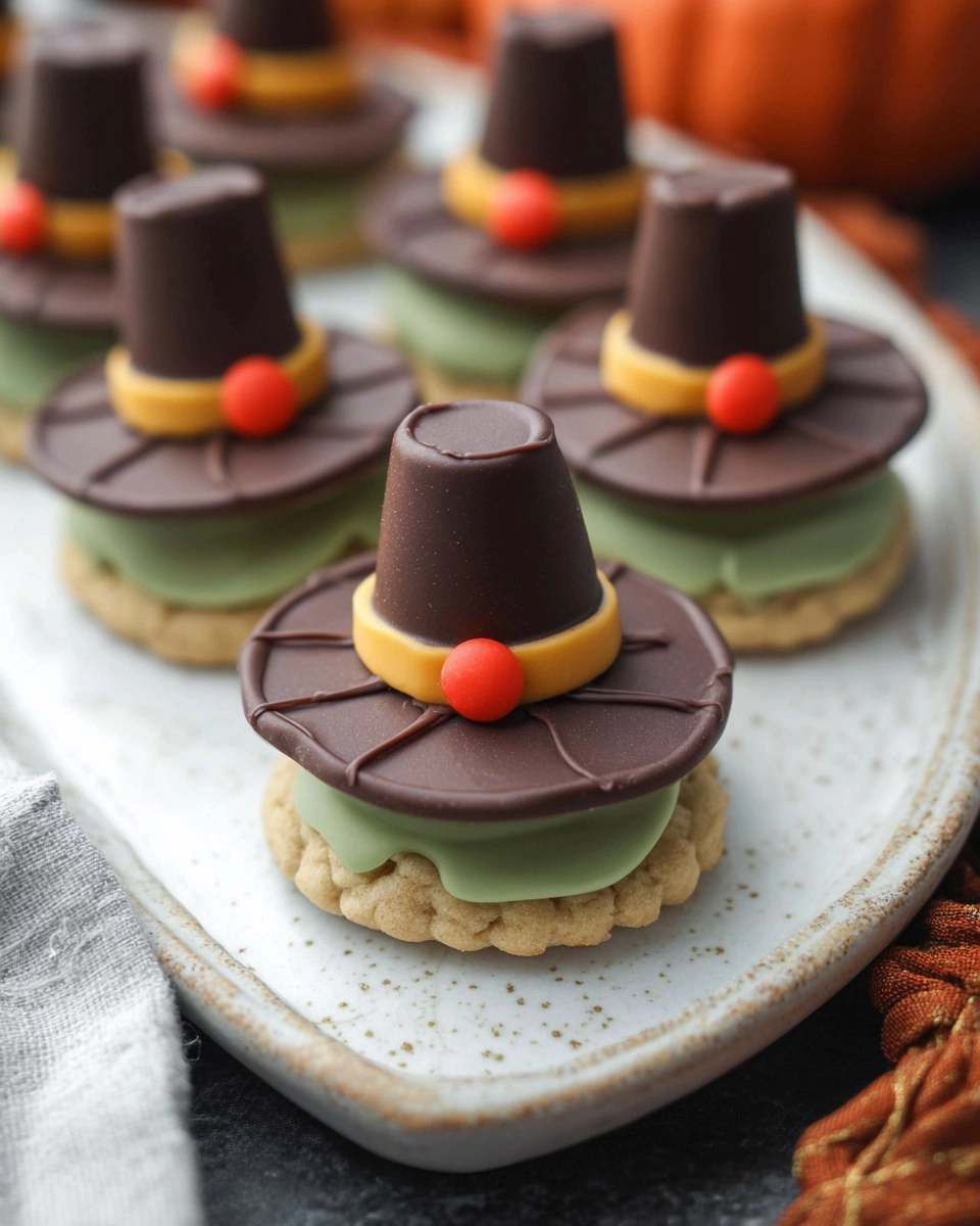 Pilgrim Hat Cookies