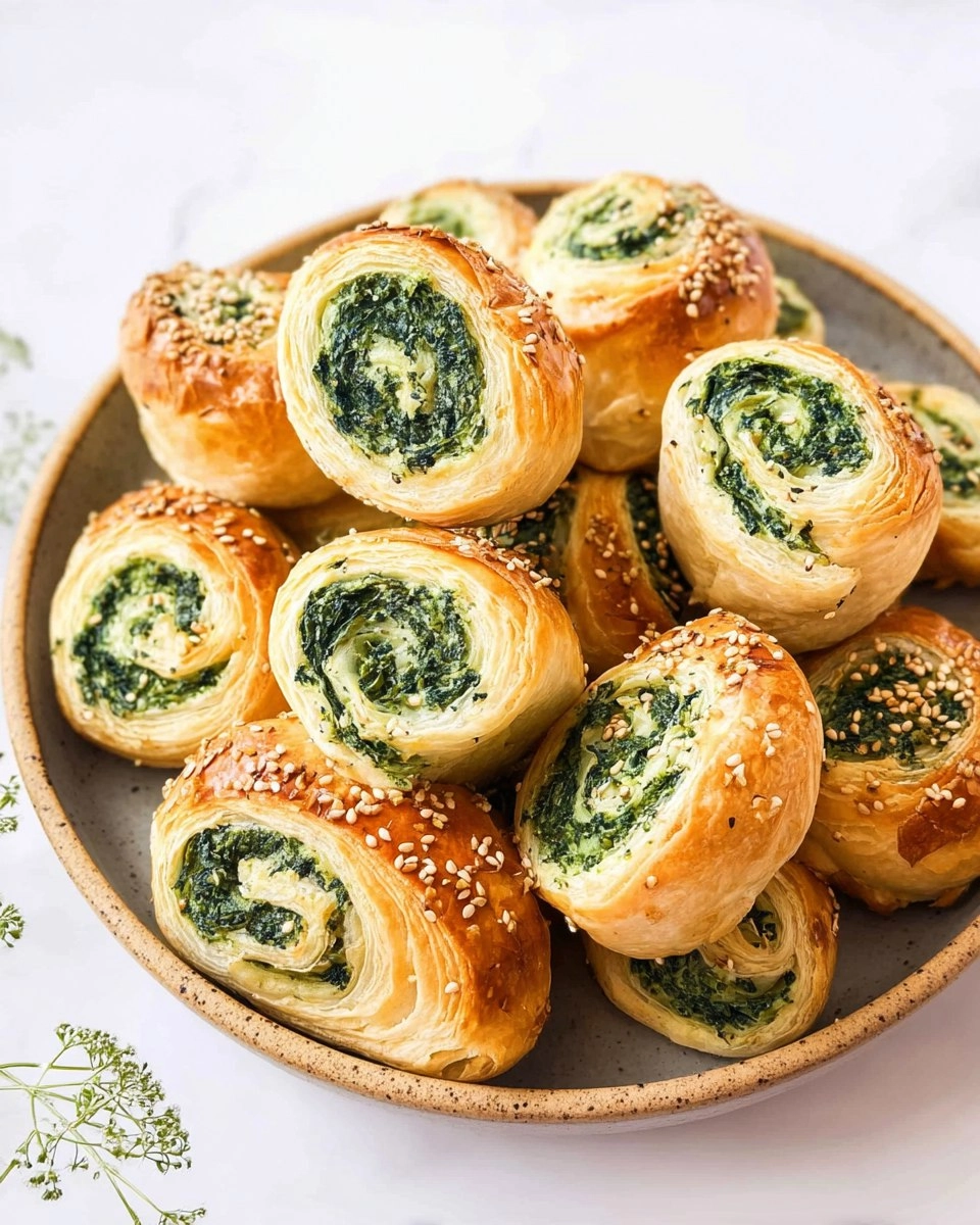 Spinach Puff Pastry Appetizer