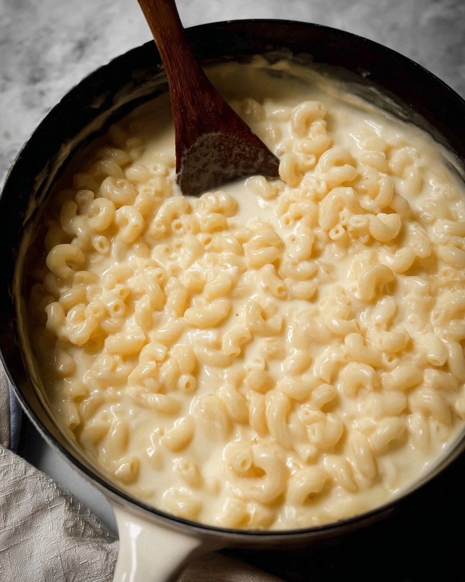 Stovetop Mac and Cheese with White Cheddar