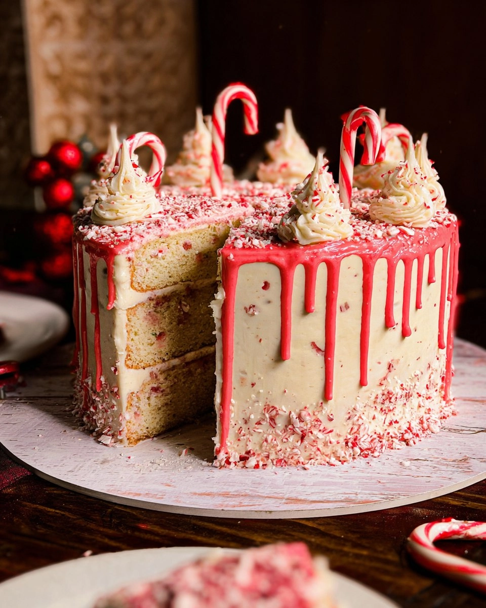 White Chocolate Peppermint Cake