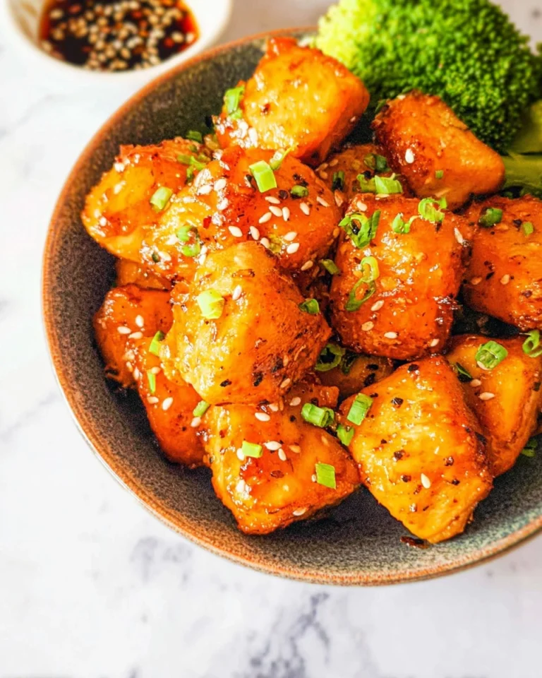 Air-Fryer-Honey-Garlic-Salmon-Bites-Recipe