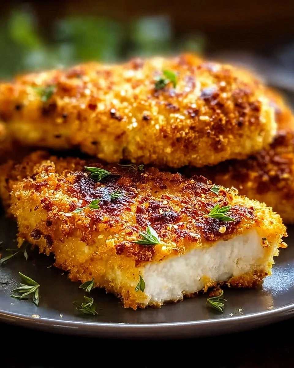 Air Fryer Parmesan Crusted Chicken