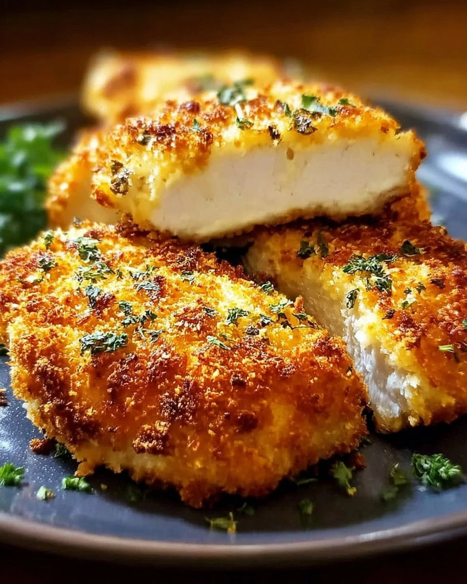 Air Fryer Parmesan Crusted Chicken