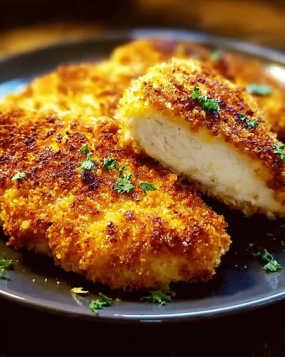 Air Fryer Parmesan Crusted Chicken