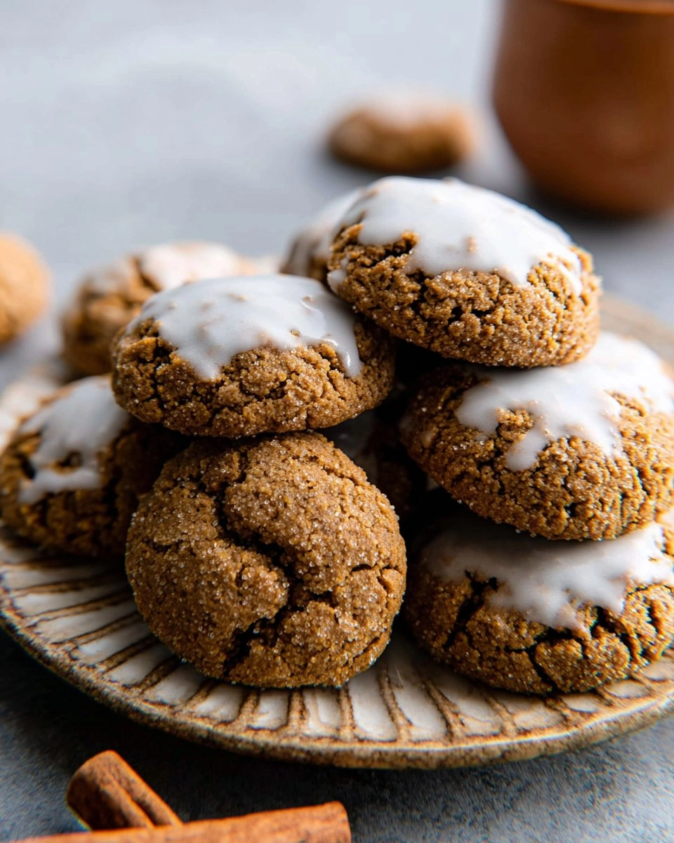 Almond Flour Ginger Molasses Cookies