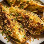 Chilli-Garlic-Butter-Roasted-Cabbage-Wedges-Recipe