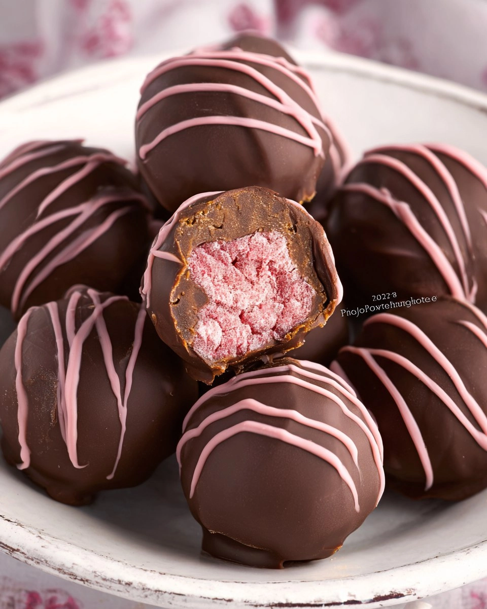 Chocolate Raspberry Truffles