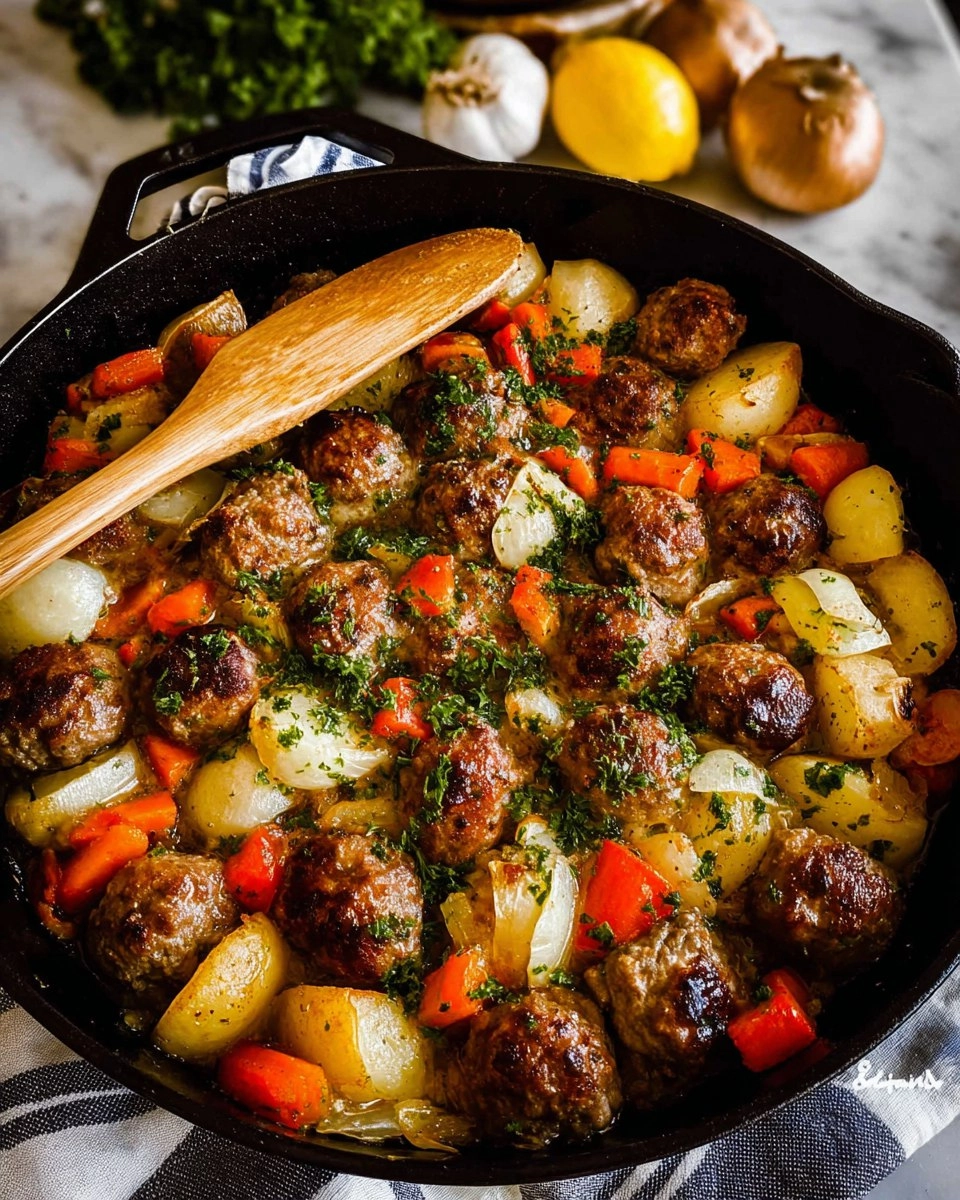 Classic Meatball Casserole (1950s-Style Family Dinner)