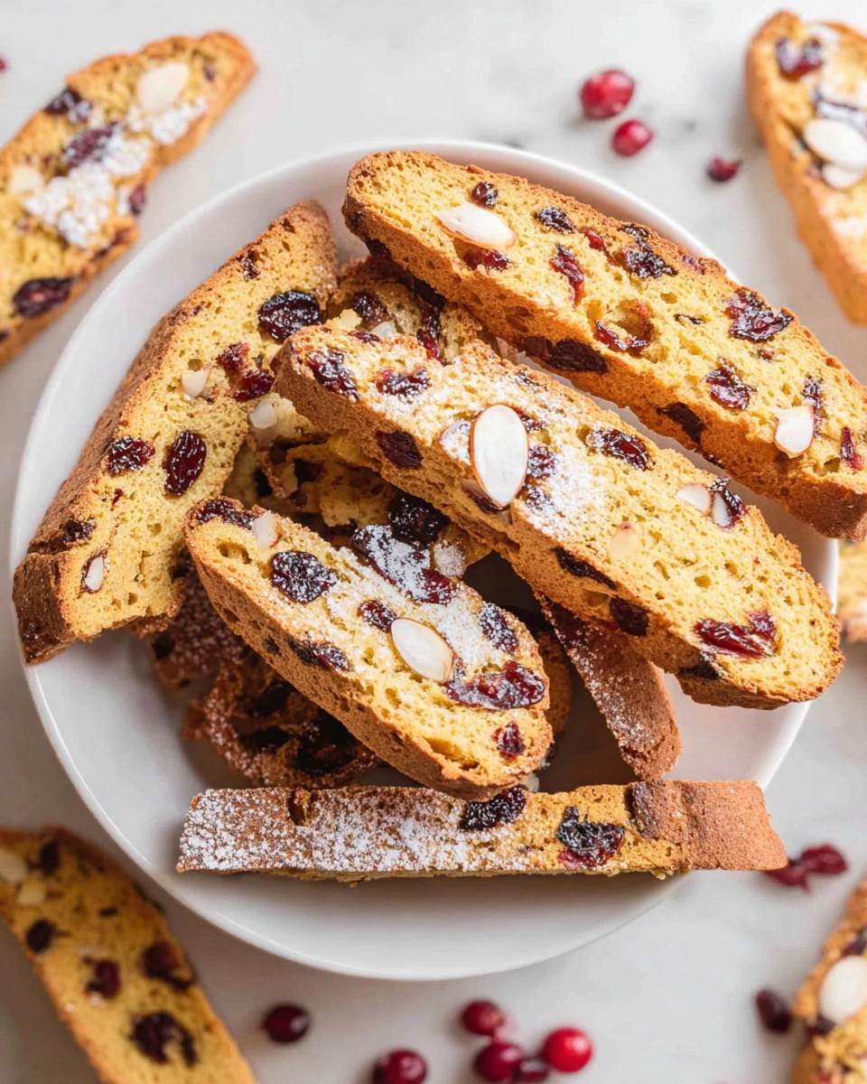 Cranberry Orange Biscotti