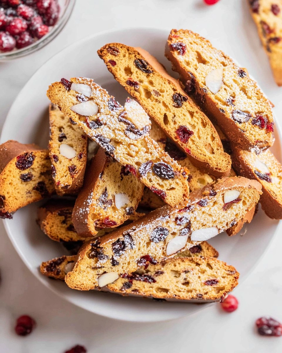 Cranberry Orange Biscotti
