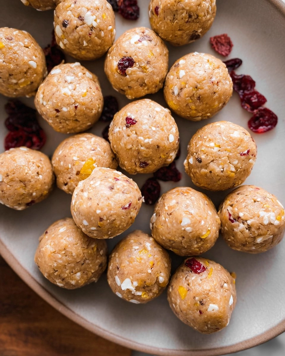 Cranberry Orange Protein Balls
